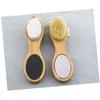 BIUDECO Natural Foot Rub Set: Wooden Brush Pumice Stone Exfoliating Scrubber for Soft Feet view 4