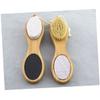 Baluue Foot Massage Brush Exfoliating Scrub Pad with Natural Pumice Stone for Soft Smooth Feet Dead Skin Removal and Blood Circulation Stimulation view 3
