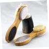 Baluue Foot Massage Brush Exfoliating Scrub Pad with Natural Pumice Stone for Soft Smooth Feet Dead Skin Removal and Blood Circulation Stimulation view 4