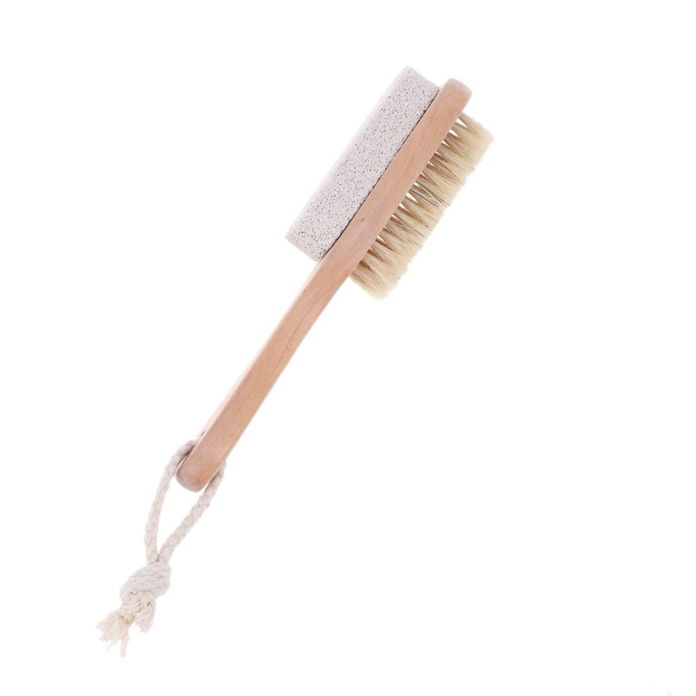 AUTSUPPL Double-Sided Pumice Brush for Foot Care Callus Remover and Pedicure Tool Exfoliates Hard Skin and Dead Skin Portable and Durable Design