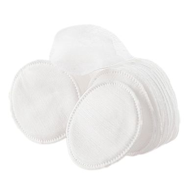 FOYTOKI 60pcs Hypoallergenic Round Makeup Remover Pads Three-Layer Soft Cotton Cloth Gentle for Sensitive Skin for Face and Eye Makeup Removal