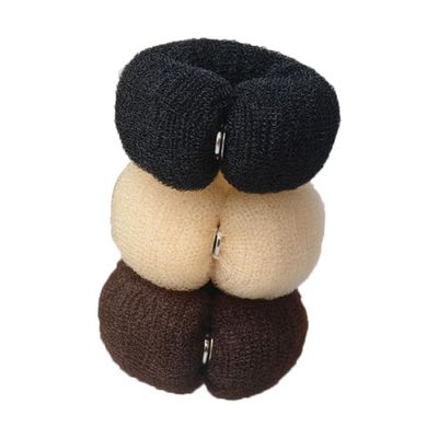 BIUDECO Nylon Hair Bun Makers Set Easy to Use Donut Bun Shapers for Hairstyling Accessories
