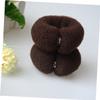 BIUDECO Nylon Hair Bun Makers Set Easy to Use Donut Bun Shapers for Hairstyling Accessories view 3
