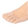 BCOATH Full Silicone Gel Socks Heel Protector for Women Plantar Fasciitis Relief Heel Grips Foot Care White view 2