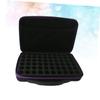 Gogogmee Portable Essential Oil Storage Organizer Case Travel Holder for Bottles Shockproof Zipper Design Compact Carrying for Aromatherapy view 3
