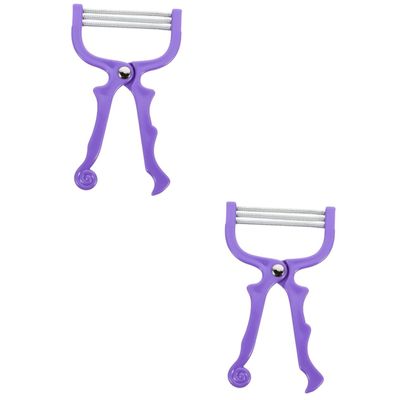 FOYTOKI 2pcs Hair Removal Device Hair Remover Roller for Face Personal for Men Random Color