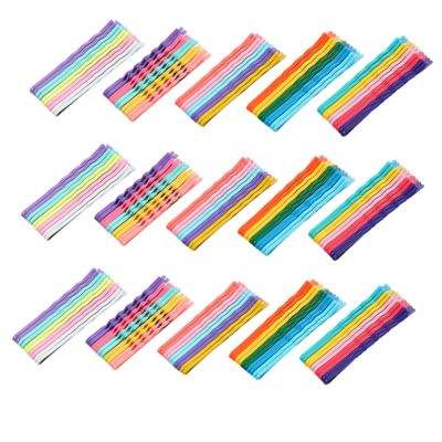 Healeved 100pcs Colorful Macaroon Hair Clip Set for Girls Vibrant Hair Accessories Twists and Ice Cream Colors for Parties Birthdays and Festivals