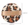 BIUDECO 4pcs Leopard Print Loose Powder Puff Women's Makeup Puff Makeup Applicator Beauty Tools view 2