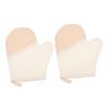MUSISALY 2pcs Exfoliating Bath Gloves Flax Body Scrub Gloves for Shower and Lightweight Rubbing for Home Use Skin Exfoliation and Dead Skin Removal view 1