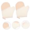 MUSISALY 2pcs Exfoliating Bath Gloves Flax Body Scrub Gloves for Shower and Lightweight Rubbing for Home Use Skin Exfoliation and Dead Skin Removal view 4