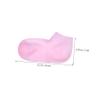 minkissy 5pairs Moisturizing Silicone Gel Foot Socks for Dry Cracked Feet Care Comfortable Reusable Soft Silicone Socks for Spa Use Elastic Fit for Women view 2