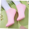 minkissy 5pairs Moisturizing Silicone Gel Foot Socks for Dry Cracked Feet Care Comfortable Reusable Soft Silicone Socks for Spa Use Elastic Fit for Women view 4
