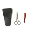 FRCOLOR 2sets Eyebrow Scissors Stainless Trimmer for Eyebrow Grooming and Beard Styling for Home and Salon Use and Easy to Handle view 2