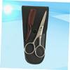 FRCOLOR 2sets Eyebrow Scissors Stainless Trimmer for Eyebrow Grooming and Beard Styling for Home and Salon Use and Easy to Handle view 3