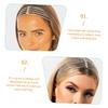 OHPHCALL Delicate Rhinestones Head Chain Elastic Headband Head Jewelry Silver Beaded Headpiece Wedding view 3