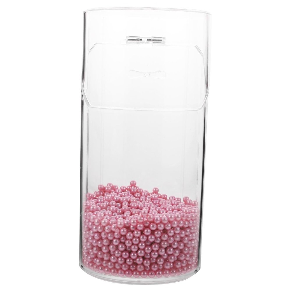 Outanaya Dustproof Makeup Brush Storage Bucket Acrylic Desktop Storage Holder Makeup Tools Container
