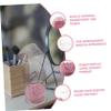 Outanaya Dustproof Makeup Brush Storage Bucket Acrylic Desktop Storage Holder Makeup Tools Container view 4