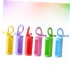 FRCOLOR 6pcs Silicone Bottle Sleeve Roller Bottle Covers Vibrant Colors for Safe Travel and Easy Carrying and Protective Cases for Storage view 4