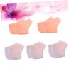 COLLBATH Pedicure Heel Crack Treatment Pairs Silicone Cushion Sleeves for Dry Cracked Heel Pain Alleviation Running Walking view 4