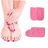HONMEET Wax Liners Mitts Foot Covers for Manicure Cloth Gloves Booties Heat Retention Washable Pink view 1