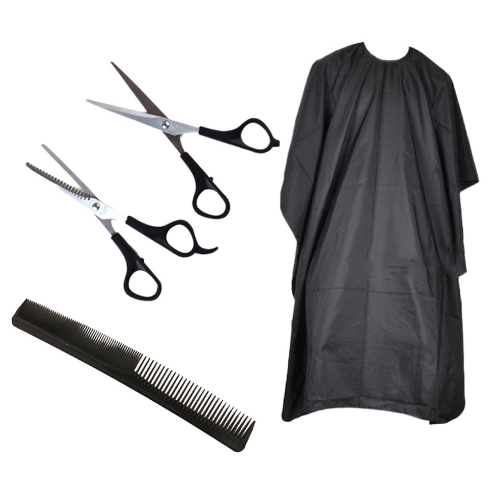 BIUDECO Barber Scissor Set Hairdressing Scissors Comb Set Hair Styling Tools Ergonomic Handle Scissor Hair Accessories for Home Use