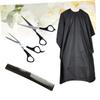 BIUDECO Barber Scissor Set Hairdressing Scissors Comb Set Hair Styling Tools Ergonomic Handle Scissor Hair Accessories for Home Use view 2