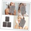 Healeved 3pcs Makeup Removal Gloves Cleaning Face Mitts Microfiber Face Wash Mitts Makeup Accessory view 4