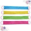 SOESFOUFU 4pcs Back Bathing Towels Scrubber Face Body Exfoliator Gentle Massage for Skin Non-irritating Bathroom Accessory Random Color view 4
