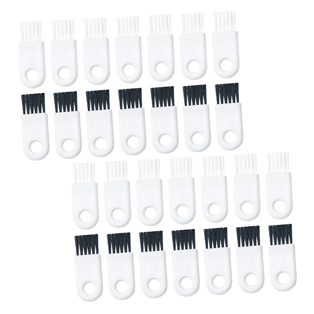 Outanaya 30pcs Mini Cleaning Brush Set for Electric Shaver Razor Cleaner Tool Compact and Effective Shaving Brush for Men for Daily Grooming and Hygiene