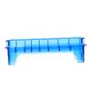 Outanaya 1pc Hair Clipper Comb Organizer Sturdy Plastic Holder for Hairdressing Tools Compact Design for Barbershop Storage Easy Access to Clipper Guides Transparent view 1