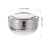 BIUDECO 1pc Stainless Steel Shaving Soap Bowl Lid Foaming Container for Men Practical Shaving Tool for Home and Barber Shop Use view 3