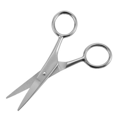 BIUDECO 2pcs Beard Care Kit Hairdressing Scissors Beard Scissors Nose Hair Clippers for Men Barber Accessories Random Color
