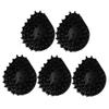 COOLHIYA 5pcs Household Cleaning Brush Head for Steam Washers Multi-Purpose Hair Brush Accessories for Home Use Black view 1