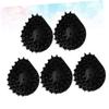COOLHIYA 5pcs Household Cleaning Brush Head for Steam Washers Multi-Purpose Hair Brush Accessories for Home Use Black view 4