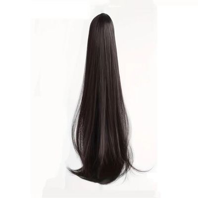 20Inch Women Solid Color Synthetic Long Straight Clip In Ponytailtail Hair Extensions
