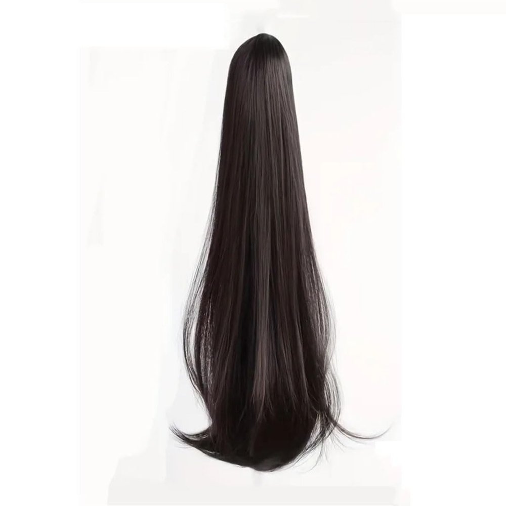20Inch Women Solid Color Synthetic Long Straight Clip In Ponytailtail Hair Extensions