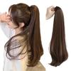 20Inch Women Solid Color Synthetic Long Straight Clip In Ponytailtail Hair Extensions view 2