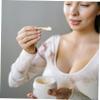 HONMEET 3pcs Zinc Alloy Cream Spoon Eye Massage Tool Beauty Spatulas Eye Fatigue Relief Treatment Gold view 2