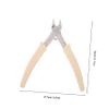 FRCOLOR Nail Art Pliers for Women Nail Jewelry Removal Plier Unloading Chain for Manicure view 2