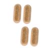 FOYTOKI 4pcs Fingernail Brush Wooden Nail Brush Natural Boar Bristles for Pedicure Hand Foot view 1