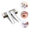 BIUDECO 100pcs Stainless Steel Eyebrow Trimming Tools Single Edge Razor for Women view 3