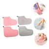 HAPINARY 2pairs Paraffin Wax Foot Covers Moisturizing for Healthy Feet Light Pink and Grey Fully Washable and Reusable for and Home Care view 3