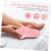 HAPINARY 2pairs Paraffin Wax Foot Covers Moisturizing for Healthy Feet Light Pink and Grey Fully Washable and Reusable for and Home Care view 4
