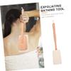 Healeved Natural Loofah Bath Body Brush for Exfoliation Dual-use Shower and Dish Cleaner Comfortable and Durable Light Yellow for All Skin Types view 2