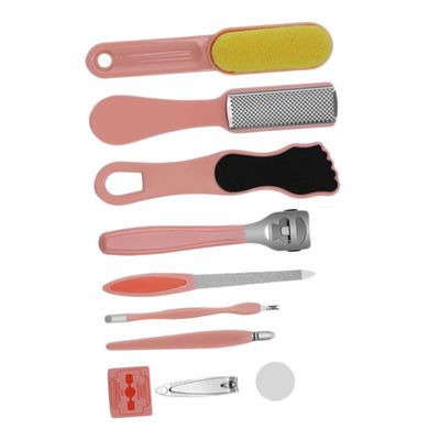 BIUDECO Stainless Steel Tool Set Foot File Scraper Heel Scraper for Feet Professional Home Use