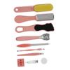 BIUDECO Stainless Steel Tool Set Foot File Scraper Heel Scraper for Feet Professional Home Use view 1
