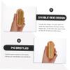Outanaya 2pcs Dual-sided Wooden Nail Brush Comfortable Bristle Manicure Tool for Nail Art and Cleaning Compact Design for and Use Hands and Feet Random Color view 4