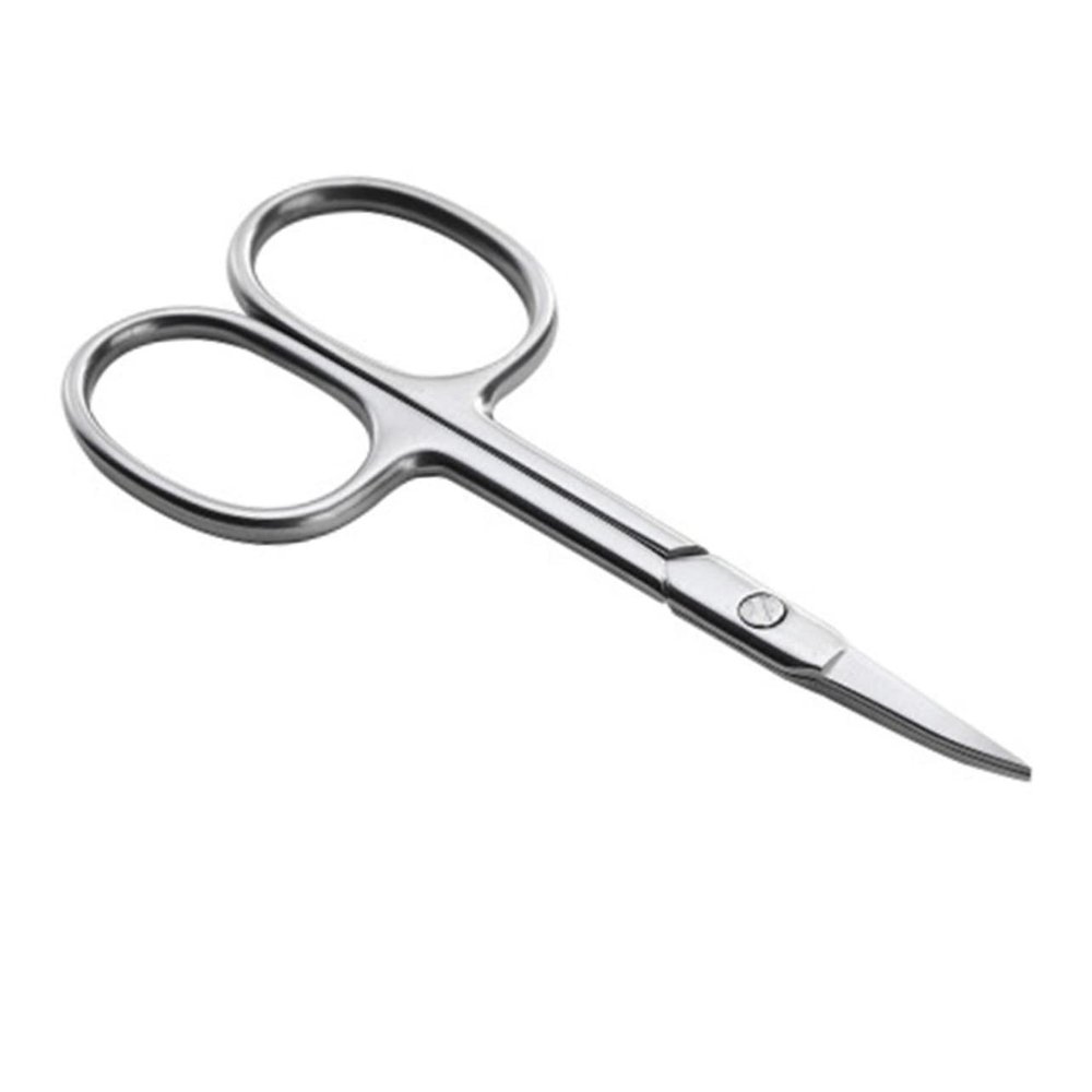 HONMEET Stainless Steel Eyebrow Scissors with Rounded Tips Multi-purpose Beauty Grooming Kit for Precision Trimming of Eyebrows Eyelashes and Facial Hair Comfortable Grip Design