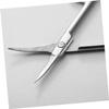 HONMEET Stainless Steel Eyebrow Scissors with Rounded Tips Multi-purpose Beauty Grooming Kit for Precision Trimming of Eyebrows Eyelashes and Facial Hair Comfortable Grip Design view 2