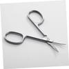 HONMEET Stainless Steel Eyebrow Scissors with Rounded Tips Multi-purpose Beauty Grooming Kit for Precision Trimming of Eyebrows Eyelashes and Facial Hair Comfortable Grip Design view 3